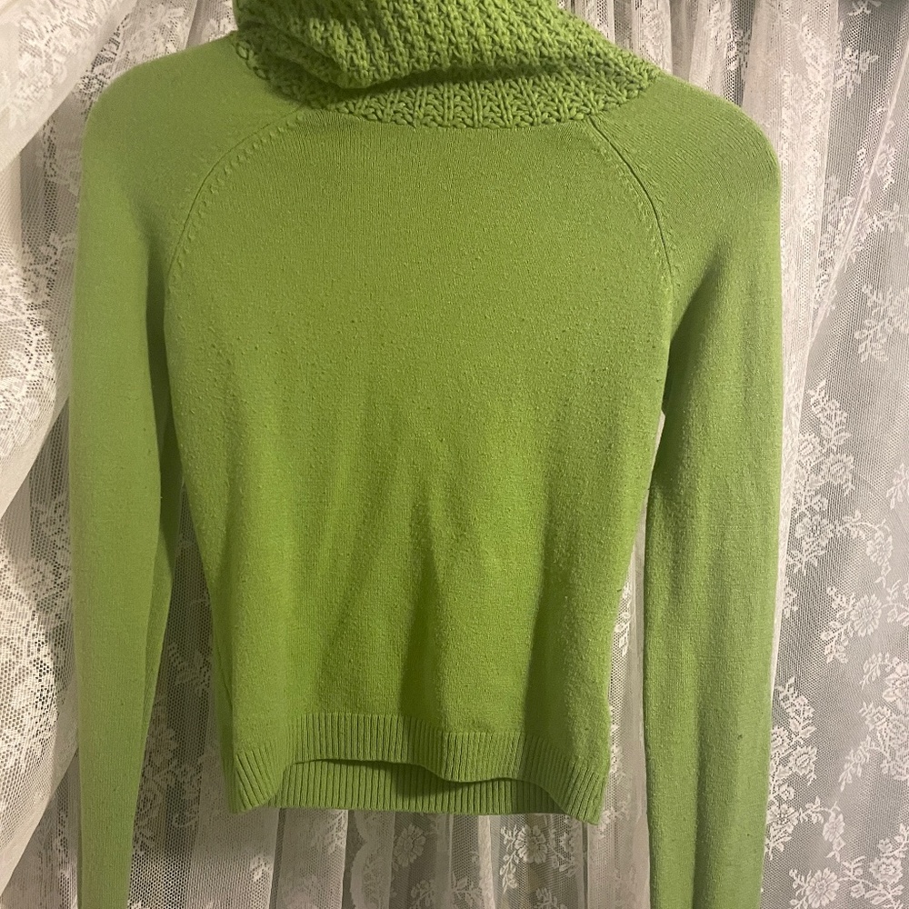 Simply ...By E Women’s M Medium GreenTurtleneck